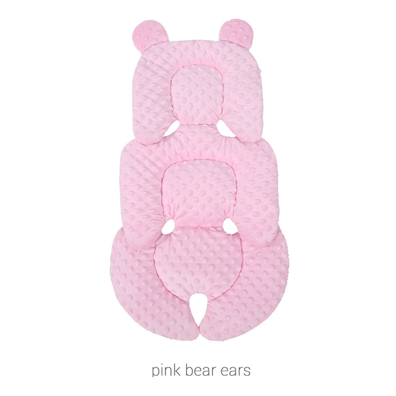 Coussin poussette bébé 4 saisons universel - insert siège auto matelas respirant mesh double face
