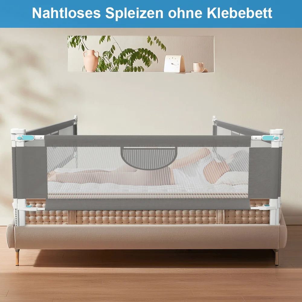 Barrière de sécurité lit bébé portable - garde-corps de voyage 150-200cm