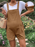 2024 Summer New Pregnant Women's Solid Color Su Abricot en situation d'utilisation