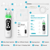 Aspirateur nasal électrique 6 modes Mybooni — Musique apaisante silicone alimentaire