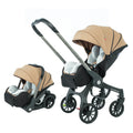Poussette 4-en-1 multifonctionnelle pliable avec siège auto bébé EU Stock