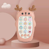 Téléphone jouet bébé bilingue avec anneau dentition et musique - jouet éducatif électronique enfant