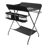 Table à langer pliable étagères Mybooni — Grand coussin hauteur réglable 80×63 cm