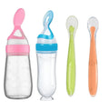 Biberon avec cuillère silicone Mybooni — Set alimentation bébé et tout-petit