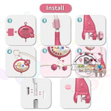 Mobile musical lumineux et projecteur pour lit bébé - télécommande jouet nouveau-né