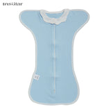 Gigoteuse anti-sursaut bébé Mybooni — Turbulette emmaillotage coton mains relevées