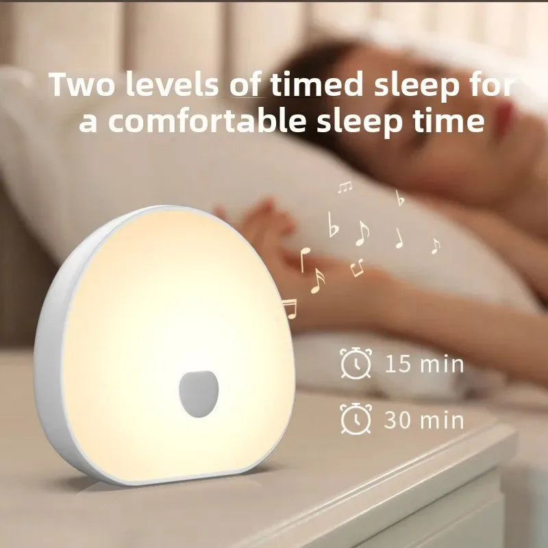 Machine à bruit blanc veilleuse LED Mybooni — Sons relaxants rechargeable bébé