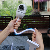 Support caméra babyphone flexible clip - fixation universelle pliable sans perçage webcam moniteur