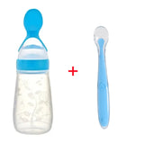 Biberon avec cuillère silicone Mybooni — Set alimentation bébé et tout-petit