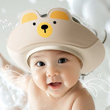 Bonnet de douche enfant imperméable protection oreilles cartoon
