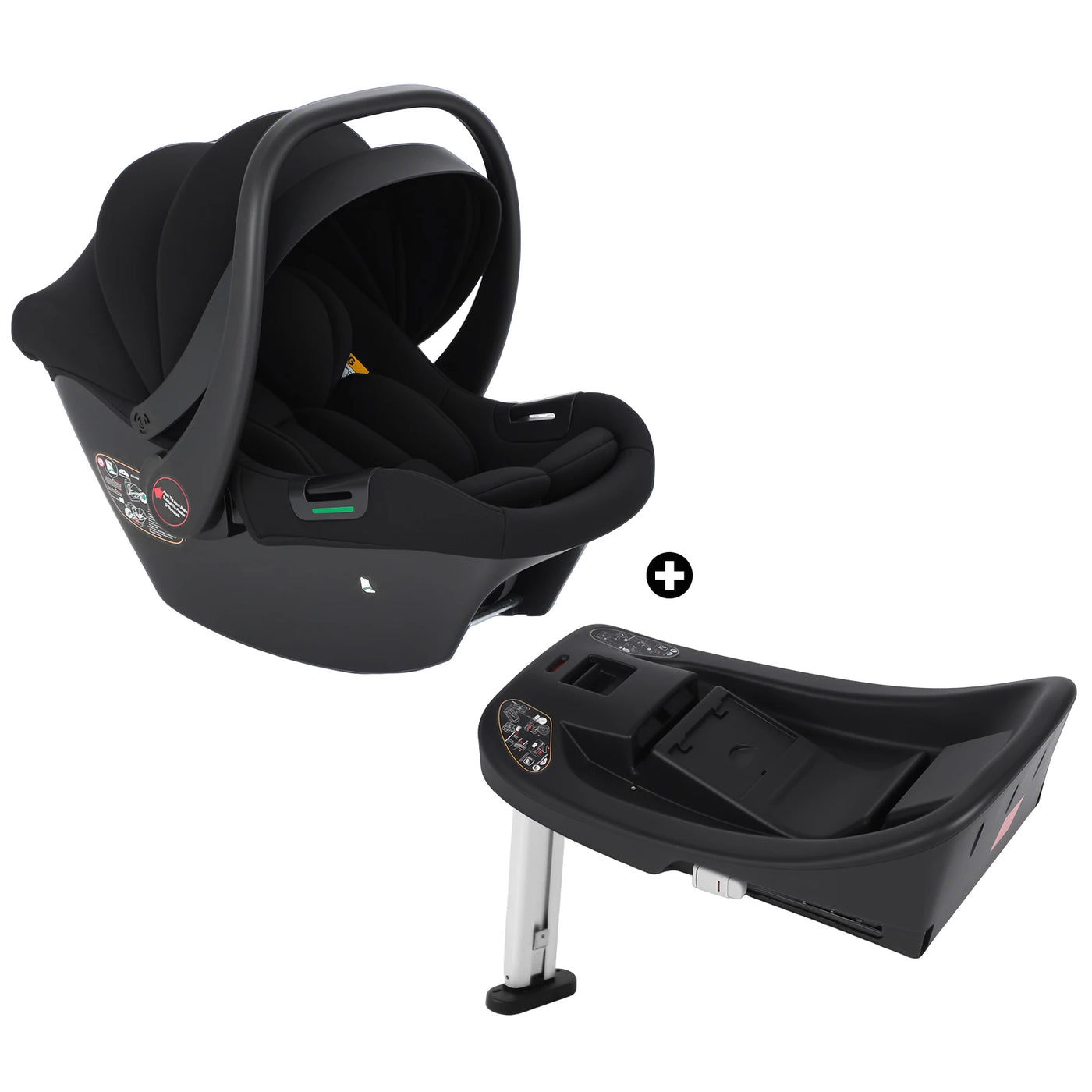 Siège auto i-Size Isofix Mybooni — Léger avec auvent solaire