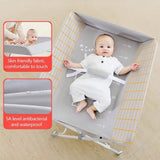 Table à langer bébé avec roulettes Mybooni — Pliable hauteur réglable organiseur