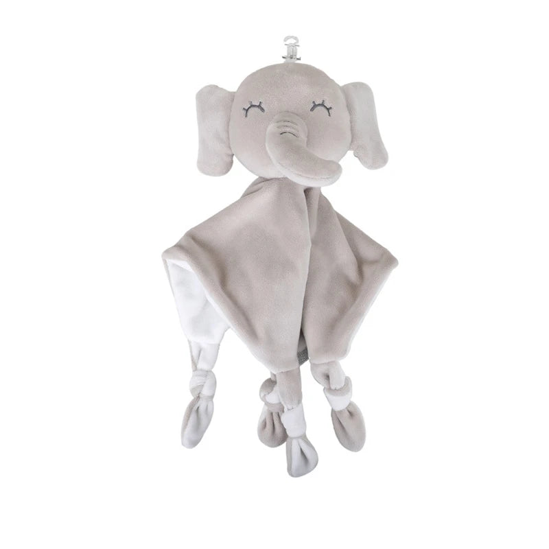 Doudou réconfort lapin-éléphant Mybooni — Couverture sécurité compagnon sommeil