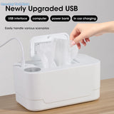 Chauffe-lingettes bébé USB intelligent - appareil chauffant lingettes et serviettes coton