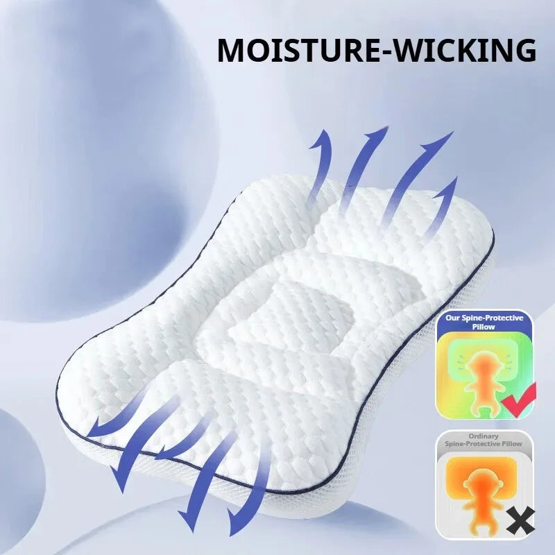 Oreiller orthopédique bébé Bouni — Anti-tête plate, ergonomique, pour nouveau-né