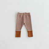 Legging rayé multicolore bébé Mybooni — Garçon et fille automne