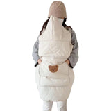 Cape de portage bébé Bouni — Capuche couverture chaude 80×85 cm