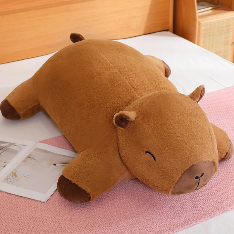 Giant Kawaii Capybara Plush Doll Floor Mat High — vue complémentaire 13