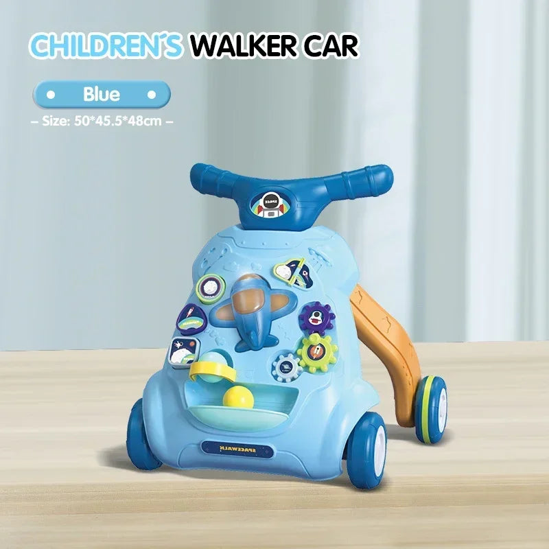 Trotteur bébé musical avec lumières pour 0-12 mois