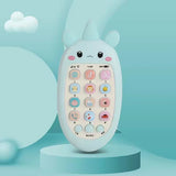 Téléphone jouet bébé bilingue avec anneau dentition et musique - jouet éducatif électronique enfant