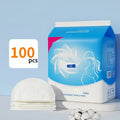 100 coussinets allaitement jetables doux - protège-seins confortables polyester blanc pour maman