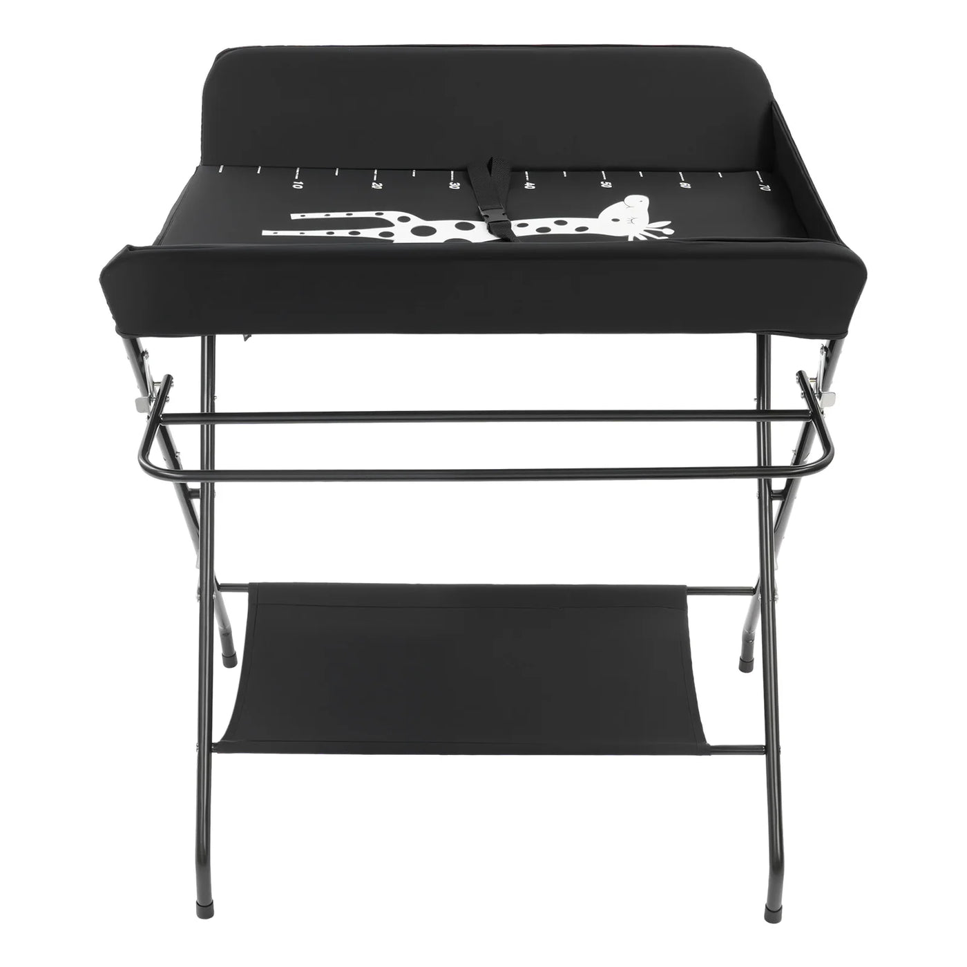 Table à langer pliable étagères Mybooni — Grand coussin hauteur réglable 80×63 cm