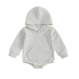 Grenouillère bébé à capuche Mybooni | Poche frontale unisexe 0-24M