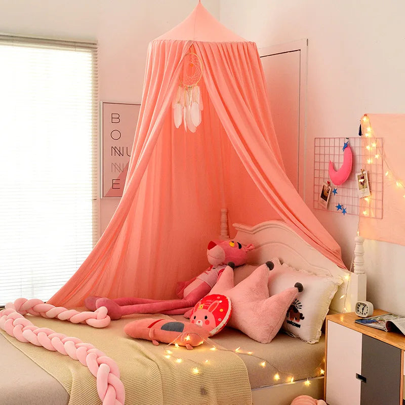 Moustiquaire lit bébé princesse baldaquin - rideau ciel de lit décoratif fille