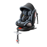 Siège auto 360° ISOFIX réglable 0-12 ans avec repose-pieds - pivotant