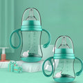 Biberon bébé silicone anti-chute Bouni — Paille et poignée isotherme
