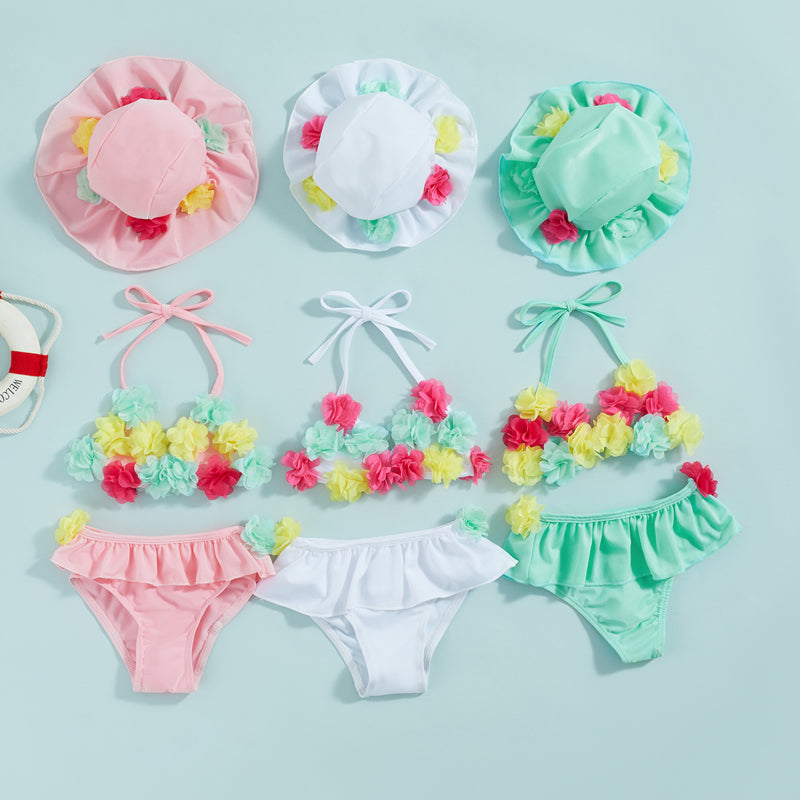 Citgeett Summer Infant Girls Swimsuits Flower H — vue complémentaire 8