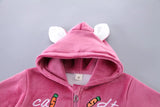 Ensemble sweat à capuche + pantalon bébé garçon/fille - tenue chaude automne-hiver nouveau-né