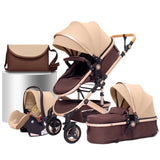 Poussette 3-en-1 pliable Bouni — Multifonction siège auto inclus