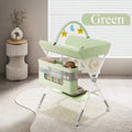 Table à langer bébé avec roulettes Mybooni — Pliable hauteur réglable organiseur