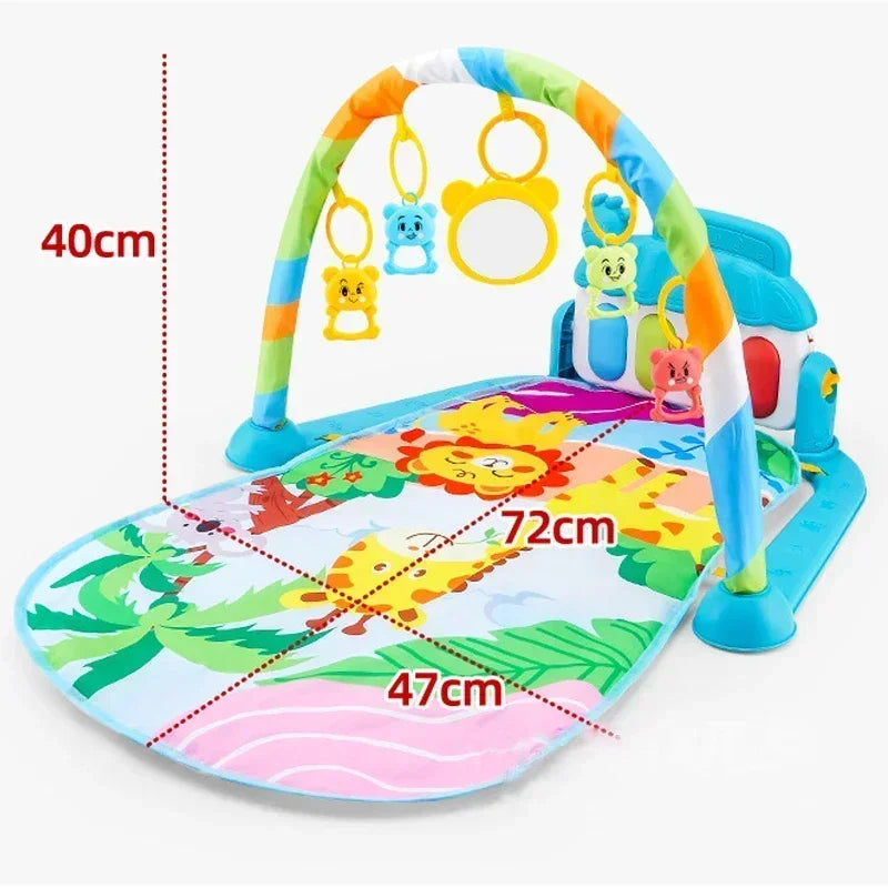 Tapis de jeu bébé avec clavier piano - gym rampant activité musicale éveil nourrisson
