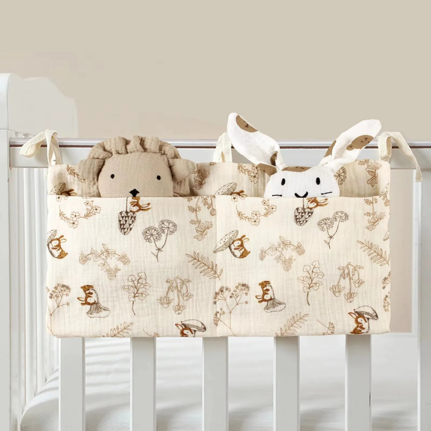 Organiseur tête de lit bébé Mybooni — Sac rangement couches multifonction