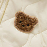 Combinaison hiver bébé fourrure intérieure - grenouillère ourson chaud 0-12 mois