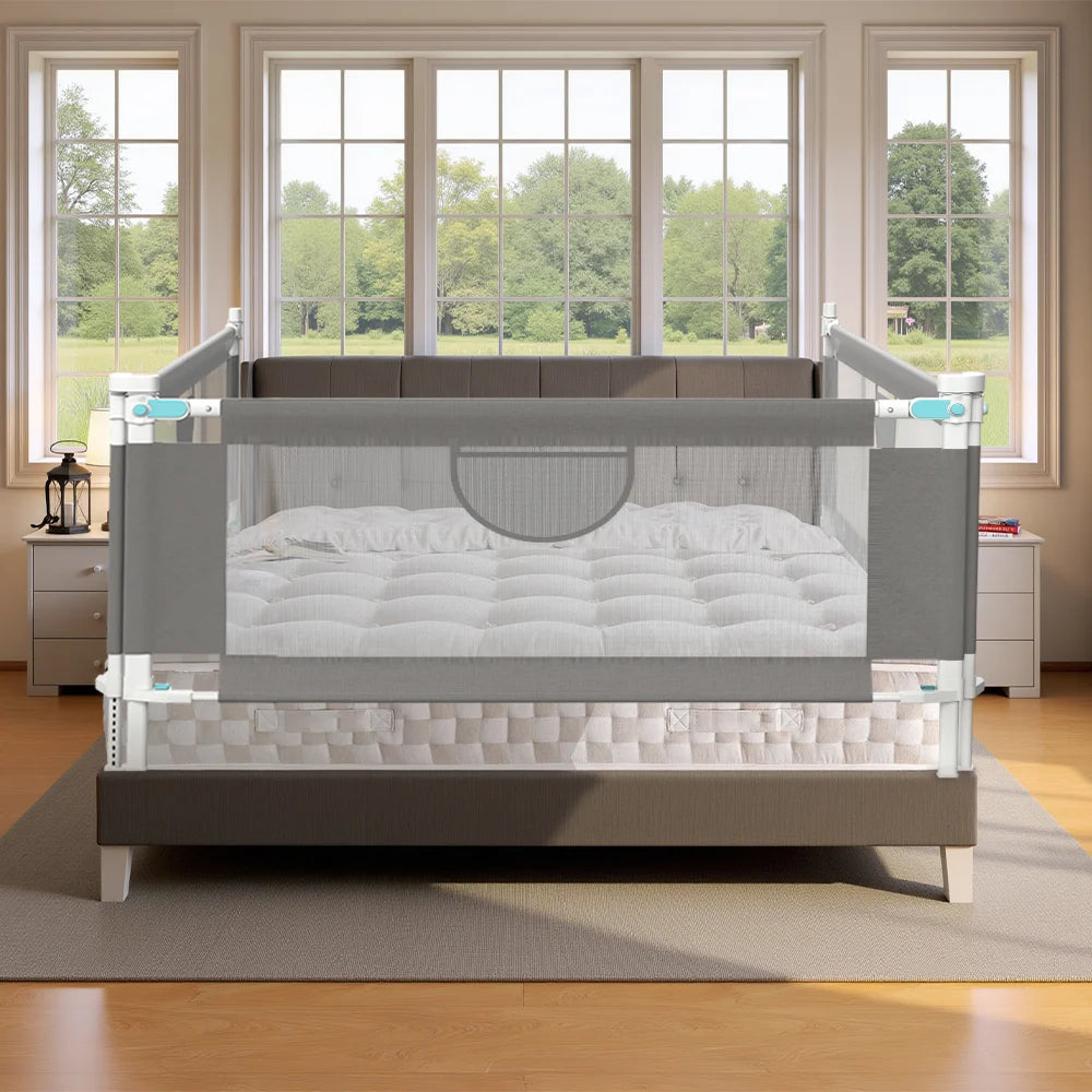 Barrière lit bébé 150/180/200cm - rambarde protection enfant sécurité rail anti-chute lit