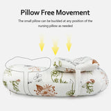 Coussin d'allaitement en U multifonctionnel lavable en machine soutien cou taille