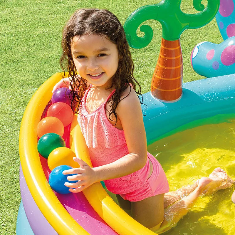 PVC Children's Inflatable Paddling Pool Crocodi — vue complémentaire 8