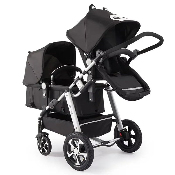 Poussette bébé Orange en situation d'utilisation