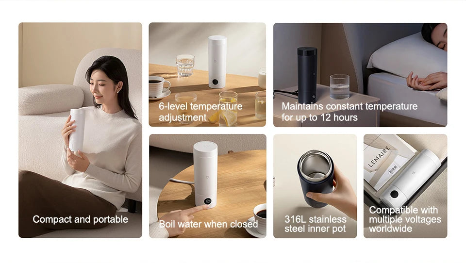Original MIJIA Portable Electric Kettle 2 Therm — vue complémentaire 4