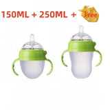 Biberon silicone nano Mybooni — Poignée anti-étouffement 150 ml et 250 ml