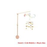 Mobile musical bois lit bébé Mybooni — Hochet suspendu boîte à musique