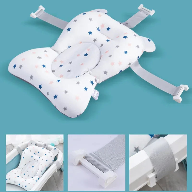 Coussin de baignoire nouveau-né Mybooni — Siège de bain antidérapant confortable