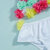 Citgeett Summer Infant Girls Swimsuits Flower H — vue complémentaire 11