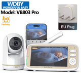 Babyphone 5 pouces PTZ WiFi Mybooni — Zoom 3x, Vision nocturne, Audio bidirectionnel