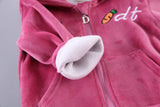 Ensemble sweat à capuche + pantalon bébé garçon/fille - tenue chaude automne-hiver nouveau-né