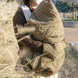 Cape de portage bébé Bouni — Capuche couverture chaude 80×85 cm