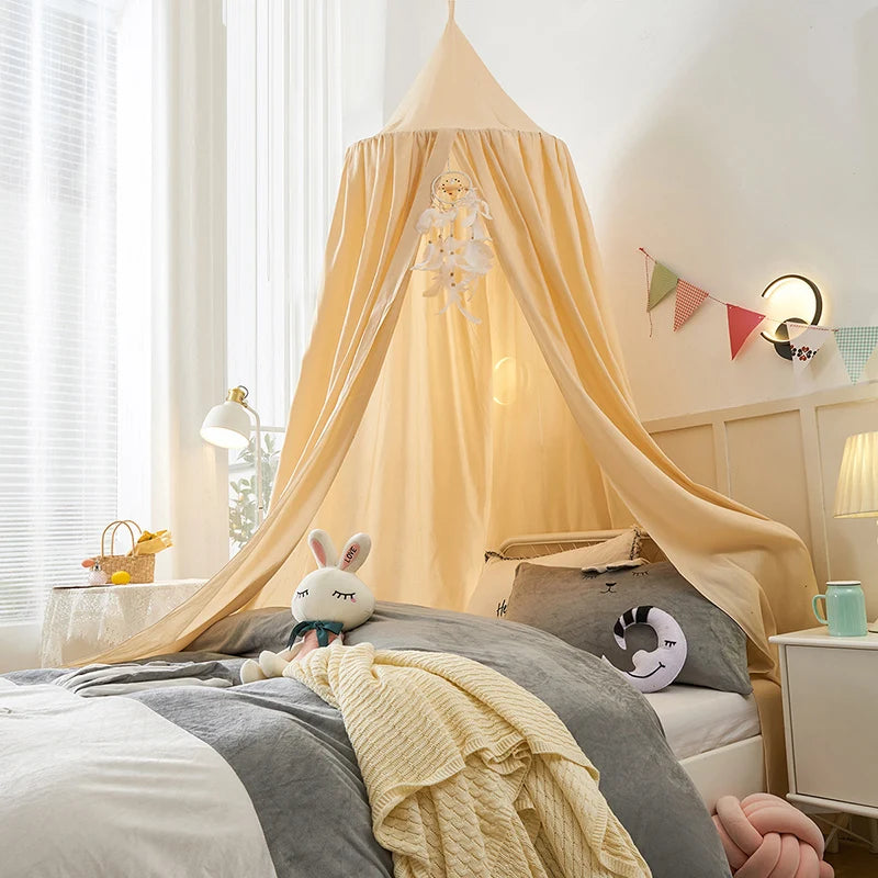 Moustiquaire lit bébé princesse baldaquin - rideau ciel de lit décoratif fille